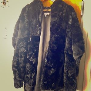 Real Fur Coat/Poncho